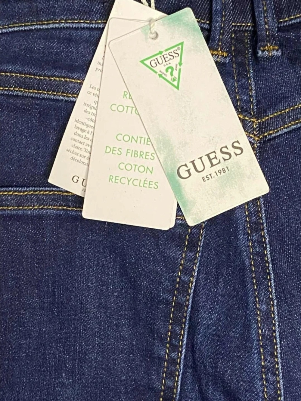 GUESS Women's Dark Indigo Skinny Jeans - Picture 5 of 10